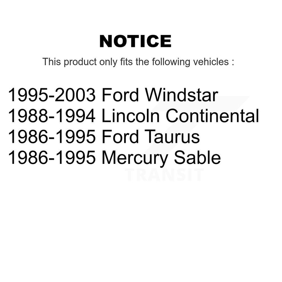 Front Suspension Stabilizer Bar Link Pair For Ford Windstar Taurus Mercury Sable Lincoln Continental KTR-100801