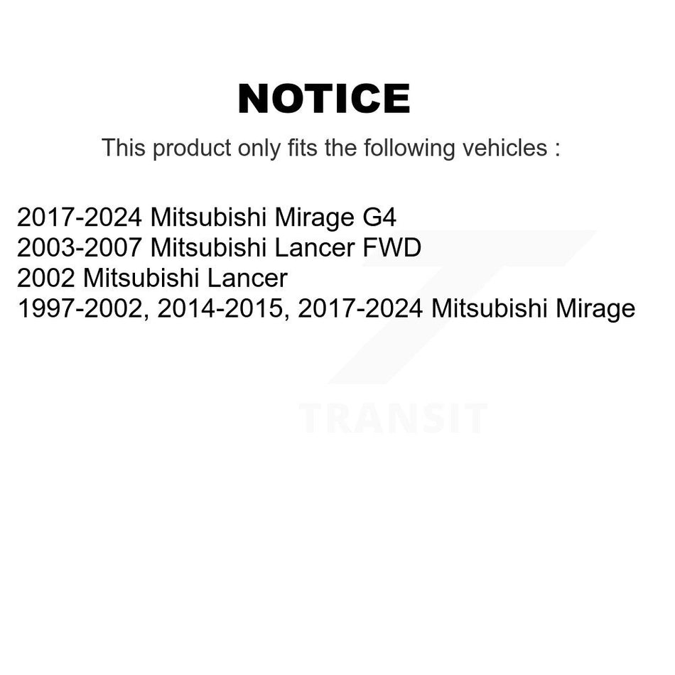 Front Suspension Stabilizer Bar Link Pair For Mitsubishi Mirage Lancer G4 KTR-100811