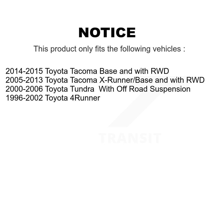 Front Suspension Stabilizer Bar Link Pair For Toyota Tacoma Tundra 4Runner KTR-100827
