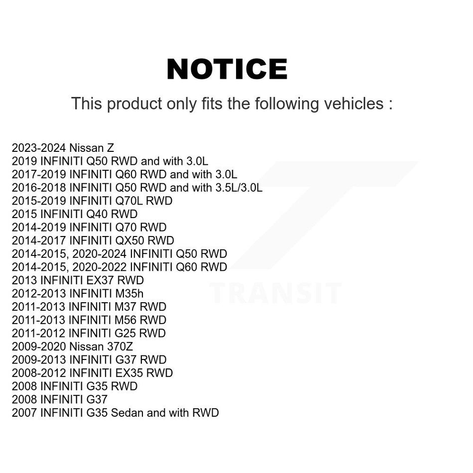 Front Suspension Stabilizer Bar Link Kit For INFINITI G37 Q50 G35 Nissan 370Z QX50 Q60 EX35 M37 G25 Q70 Q70L Q40 M56 EX37 M35h KTR-100858