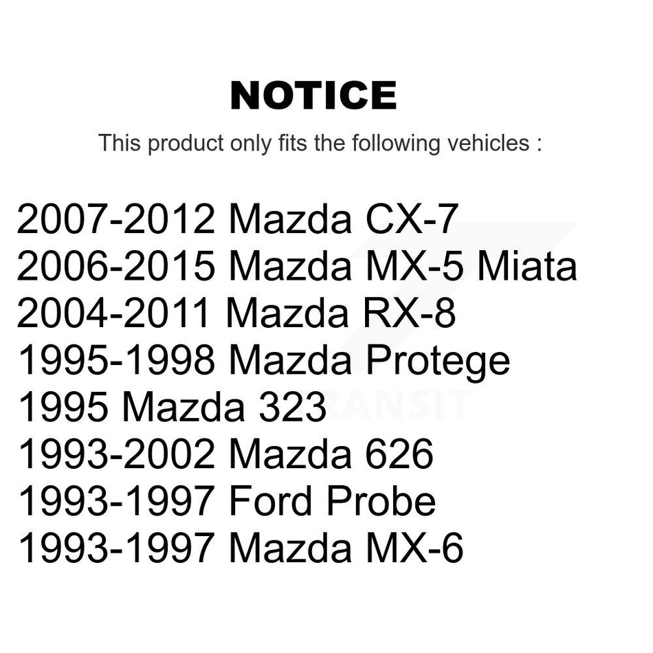 Front Suspension Stabilizer Bar Link Kit For Mazda CX-7 MX-5 Miata 626 RX-8 Protege Ford Probe MX-6 KTR-100887
