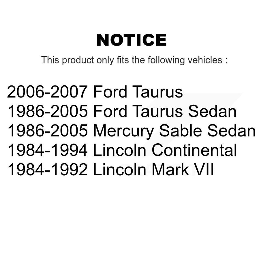 Rear Suspension Stabilizer Bar Link Pair For Ford Taurus Mercury Sable Lincoln Mark VII Continental KTR-100922