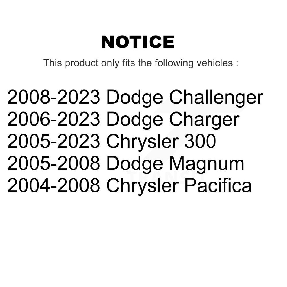 Rear Suspension Stabilizer Bar Link Pair For Dodge Chrysler Charger 300 Challenger Pacifica Magnum KTR-100938