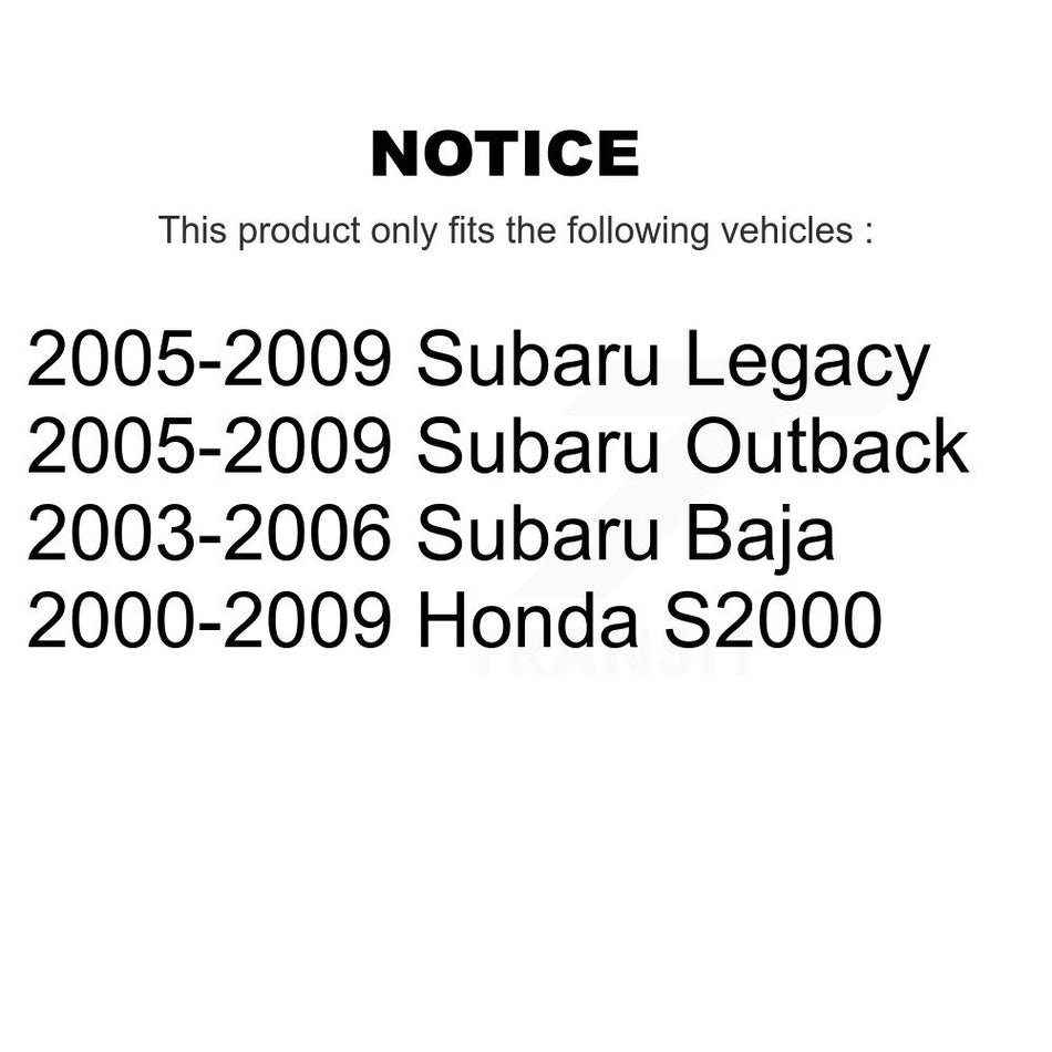Rear Suspension Stabilizer Bar Link Pair For Subaru Outback Legacy Honda S2000 Baja KTR-100944