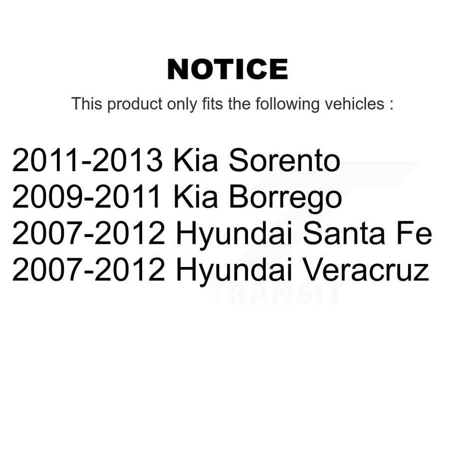 Rear Suspension Stabilizer Bar Link Pair For Hyundai Santa Fe Kia Sorento Veracruz Borrego KTR-100968
