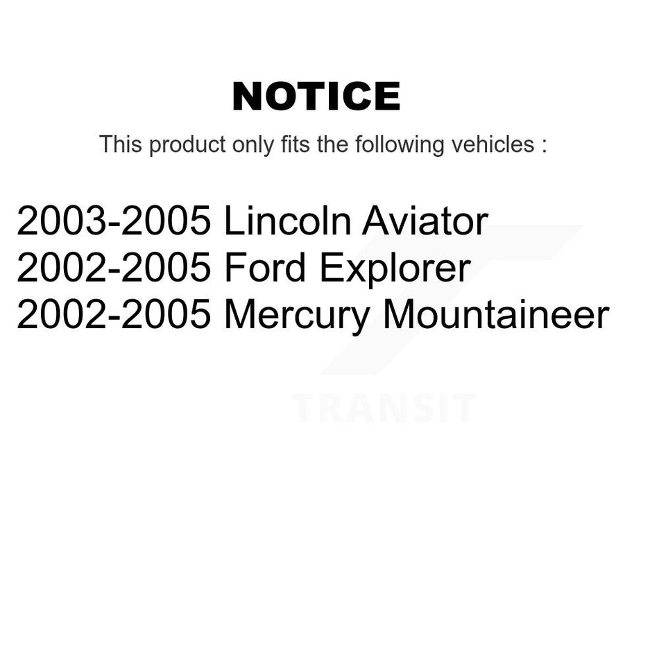 Rear Suspension Stabilizer Bar Link Pair For Ford Explorer Mercury Mountaineer Lincoln Aviator KTR-100994