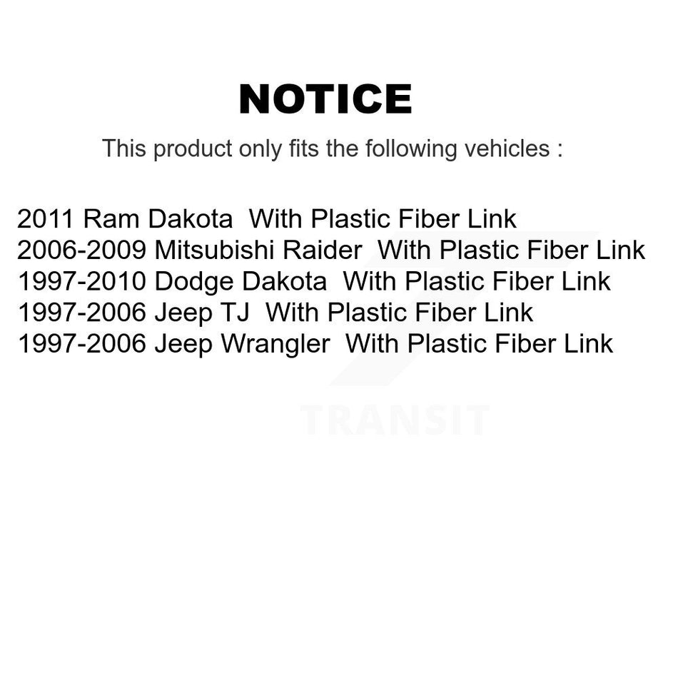 Rear Suspension Stabilizer Bar Link Pair For Jeep Wrangler Dodge Dakota TJ KTR-101001