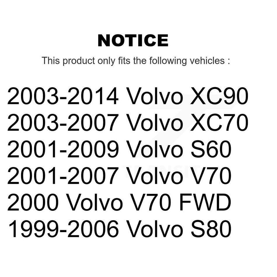 Rear Suspension Stabilizer Bar Link Pair For Volvo XC90 S60 V70 XC70 S80 KTR-101009