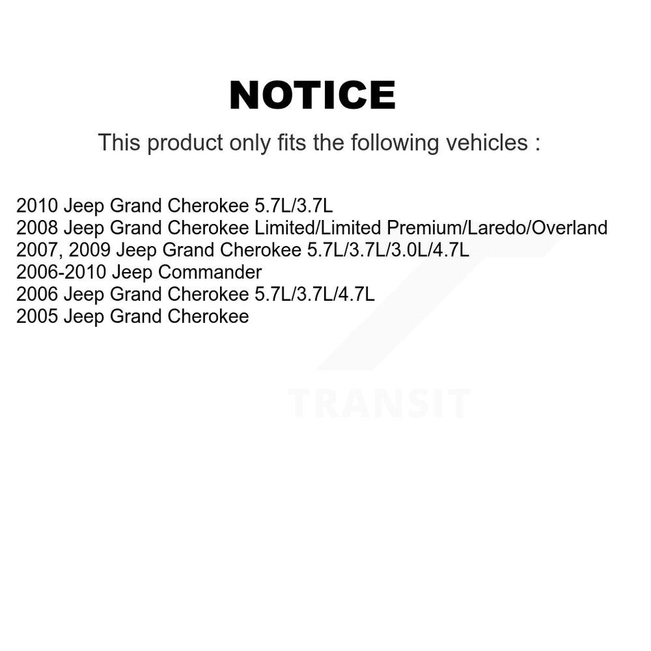 Rear Suspension Stabilizer Bar Link Pair For Jeep Grand Cherokee Commander Ram 3500 Dodge 4500 5500 KTR-101015