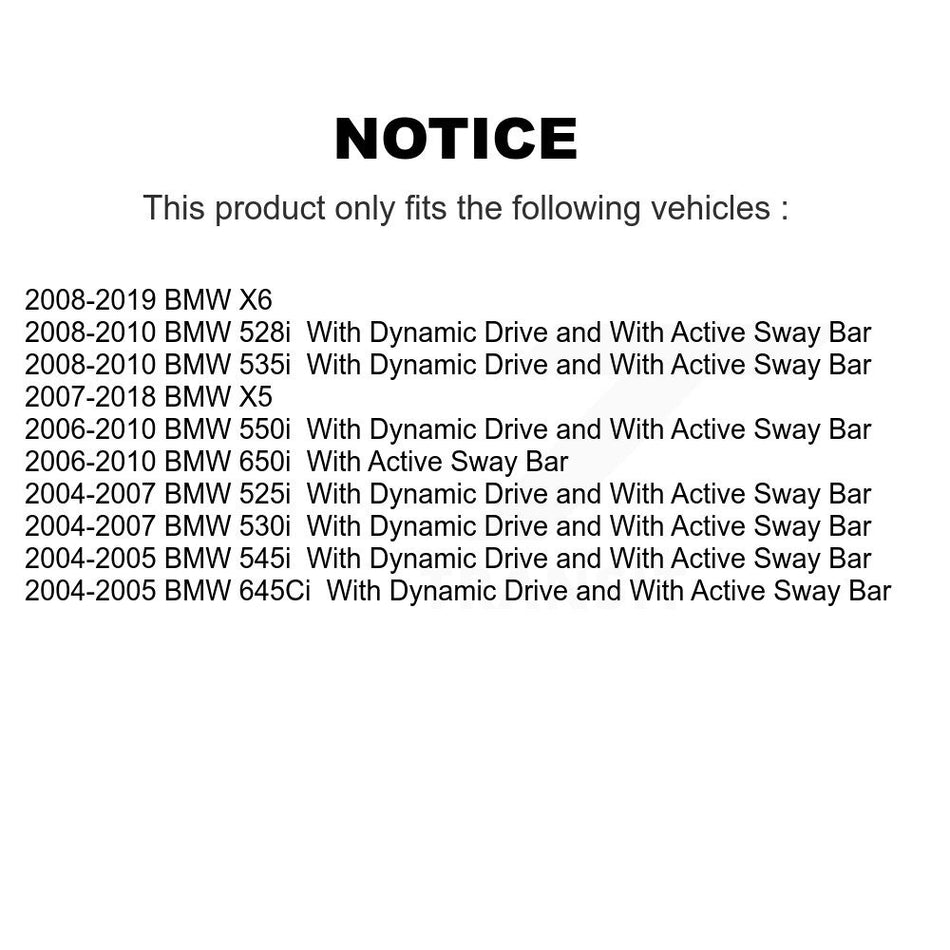 Rear Suspension Stabilizer Bar Link Pair For BMW X5 530i 528i 525i 650i 535i X6 550i 645Ci 545i KTR-101017