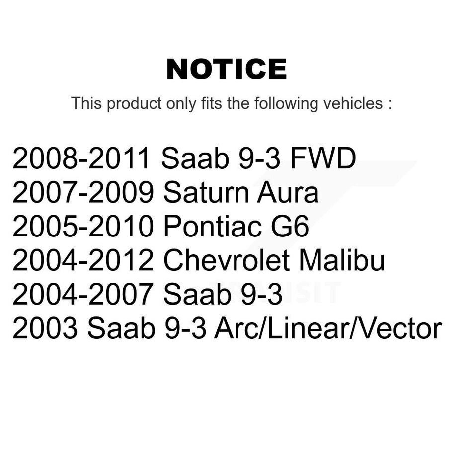 Rear Suspension Stabilizer Bar Link Pair For Chevrolet Malibu Pontiac G6 Saturn Aura Saab 9-3 KTR-101031