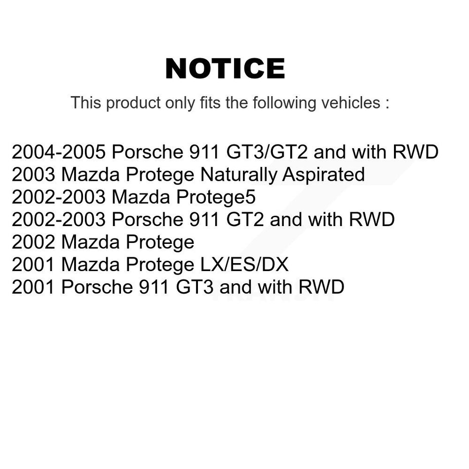 Rear Suspension Stabilizer Bar Link Pair For Mazda Protege Protege5 KTR-101034