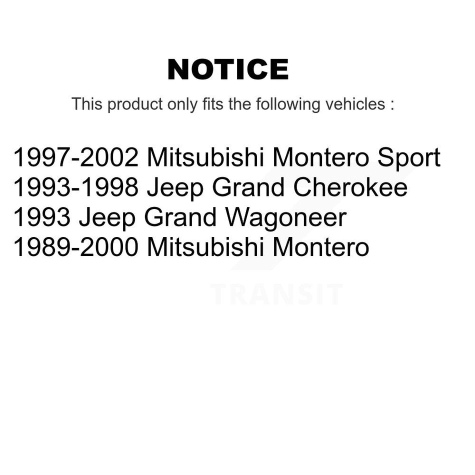 Rear Suspension Stabilizer Bar Link Pair For Jeep Grand Cherokee Mitsubishi Montero Sport KTR-101039