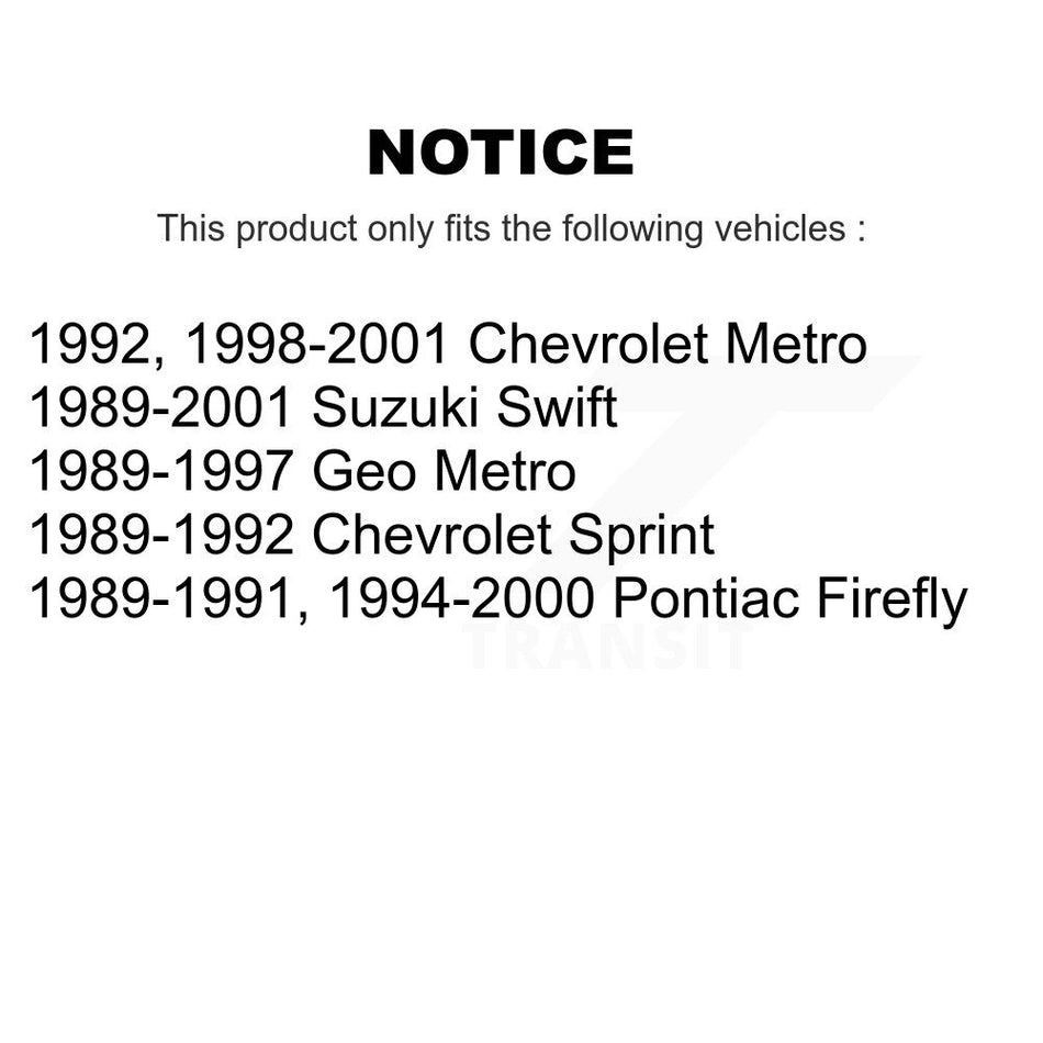 Rear Suspension Stabilizer Bar Link Pair For Metro Geo Mitsubishi 3000GT Chevrolet Dodge Stealth Suzuki Swift Eclipse Pontiac Sprint Firefly KTR-101053
