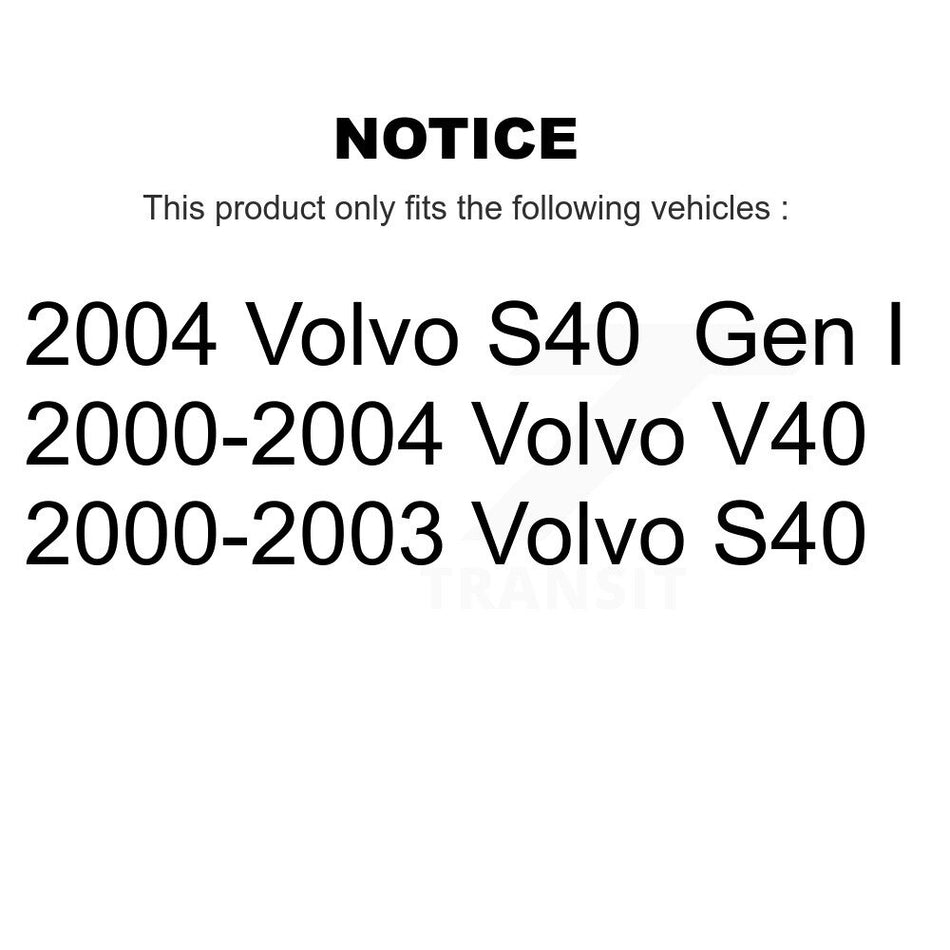 Rear Suspension Stabilizer Bar Link Pair For Volvo S40 V40 KTR-101055