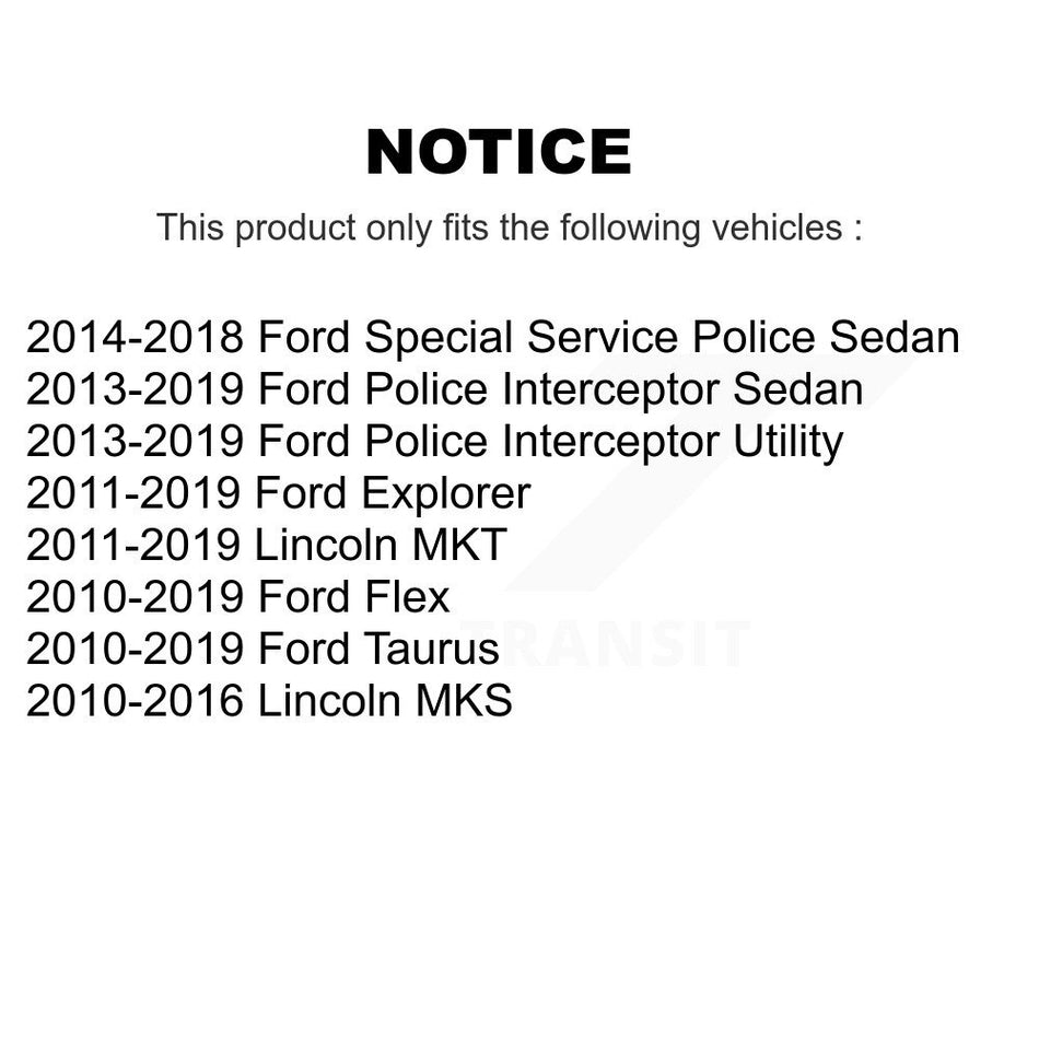 Rear Suspension Stabilizer Bar Link Kit For Ford Explorer Taurus Flex Police Interceptor Utility Lincoln MKS Sedan MKT Special Service KTR-101078