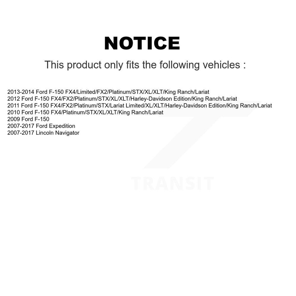Front Suspension Ball Joints Pair For Ford F-150 Expedition Lincoln Navigator KTR-101118