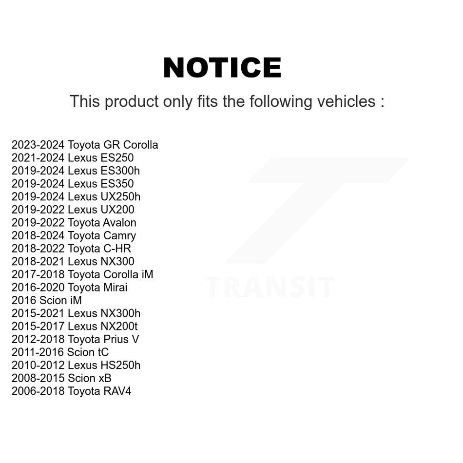 Front Suspension Ball Joints Pair For Toyota RAV4 Camry Scion Lexus xB NX200t C-HR tC ES350 Avalon NX300 Corolla iM HS250h NX300h ES300h ES250 KTR-101129