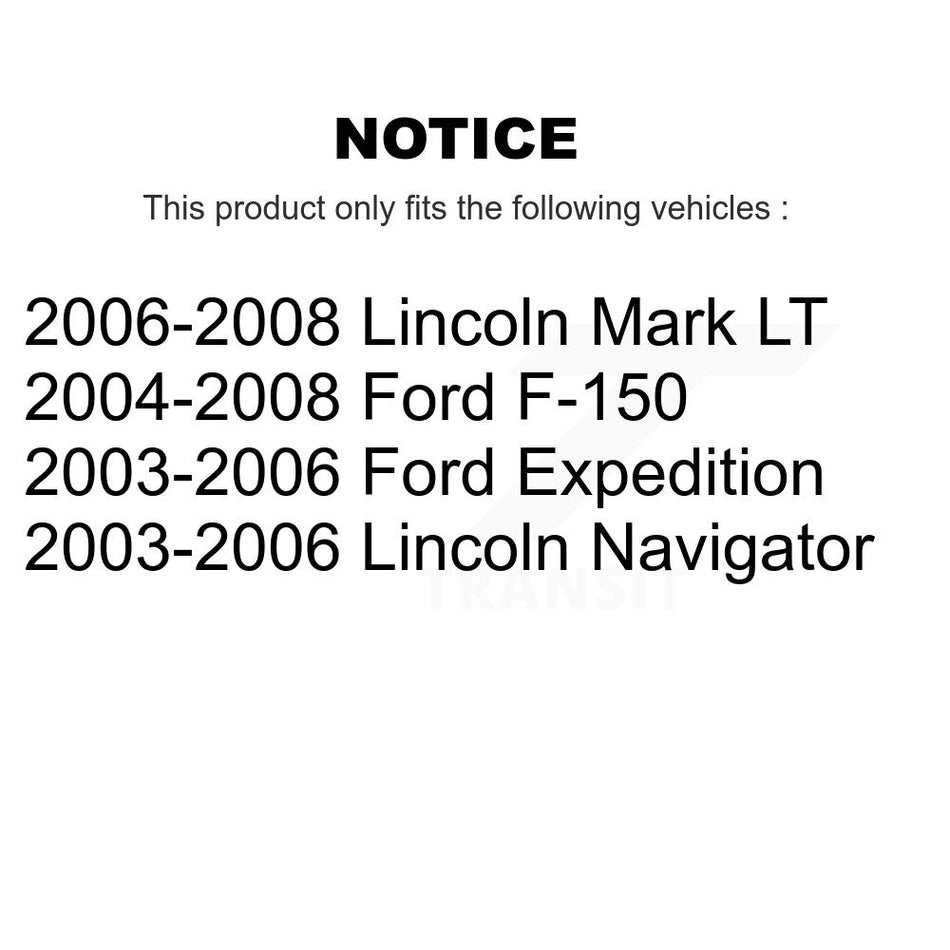 Front Suspension Ball Joints Pair For Ford F-150 Expedition Lincoln Navigator Heritage Mark LT KTR-101221