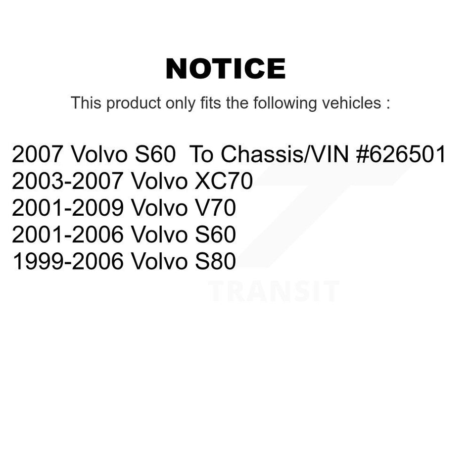 Front Suspension Ball Joints Pair For Volvo S60 V70 XC70 S80 KTR-101238