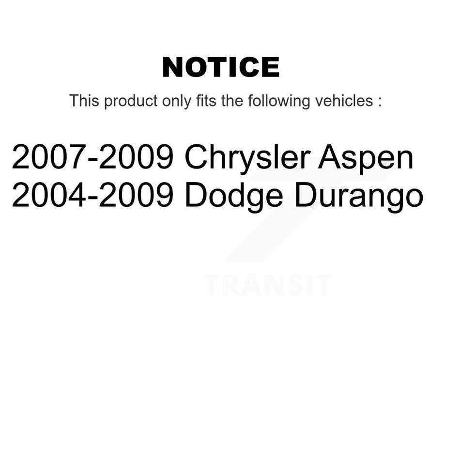 Front Suspension Ball Joints Pair For Dodge Durango Chrysler Aspen KTR-101240