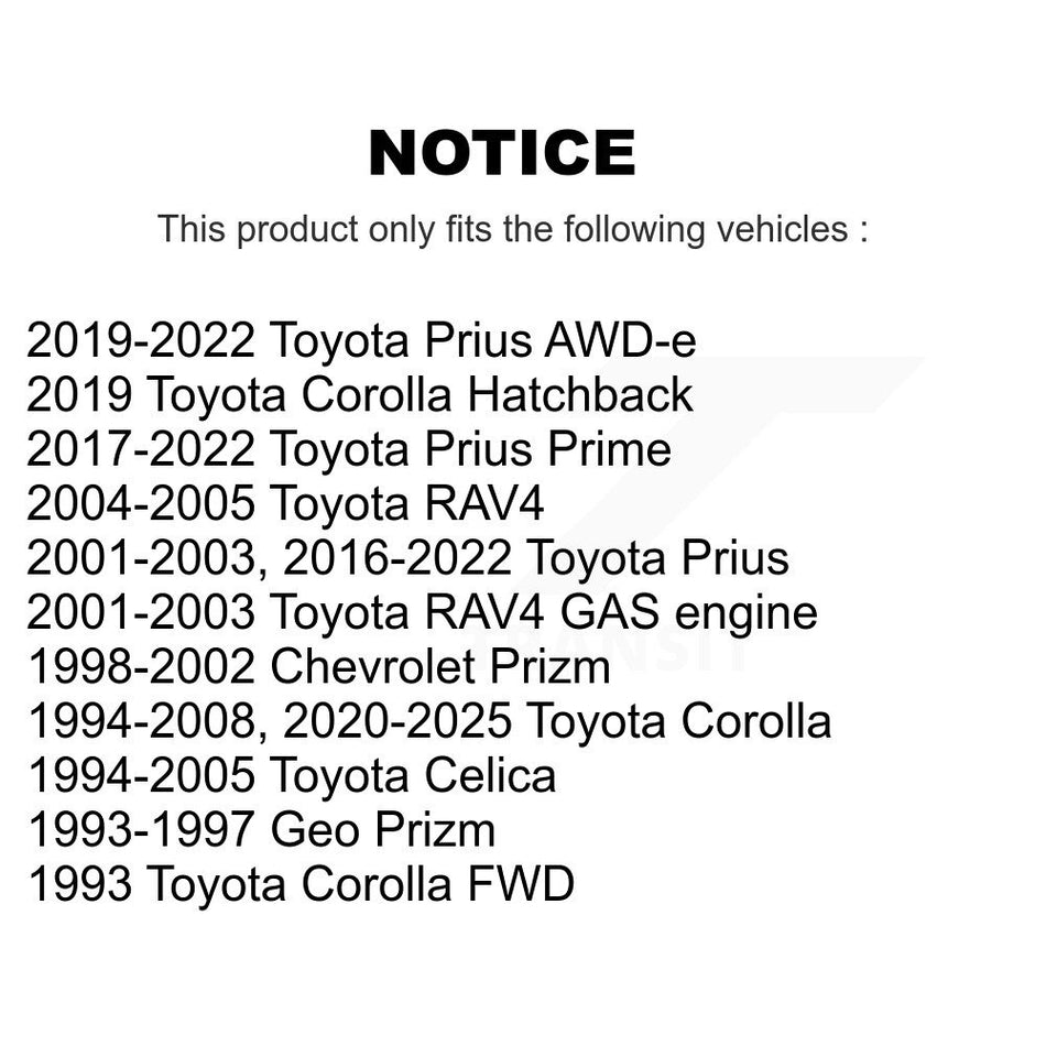 Front Suspension Ball Joints Pair For Toyota Corolla Prius RAV4 Celica Prime Geo Prizm AWD-e KTR-101254