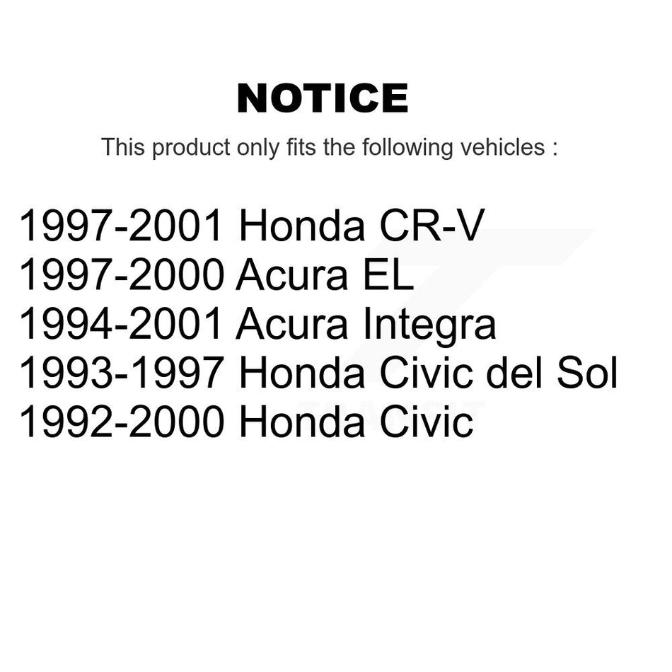 Front Suspension Ball Joints Pair For Honda Civic CR-V Acura Integra del Sol EL KTR-101270