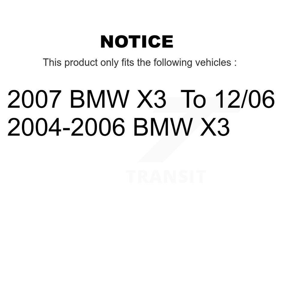 Front Suspension Ball Joints Pair For BMW X3 KTR-101288