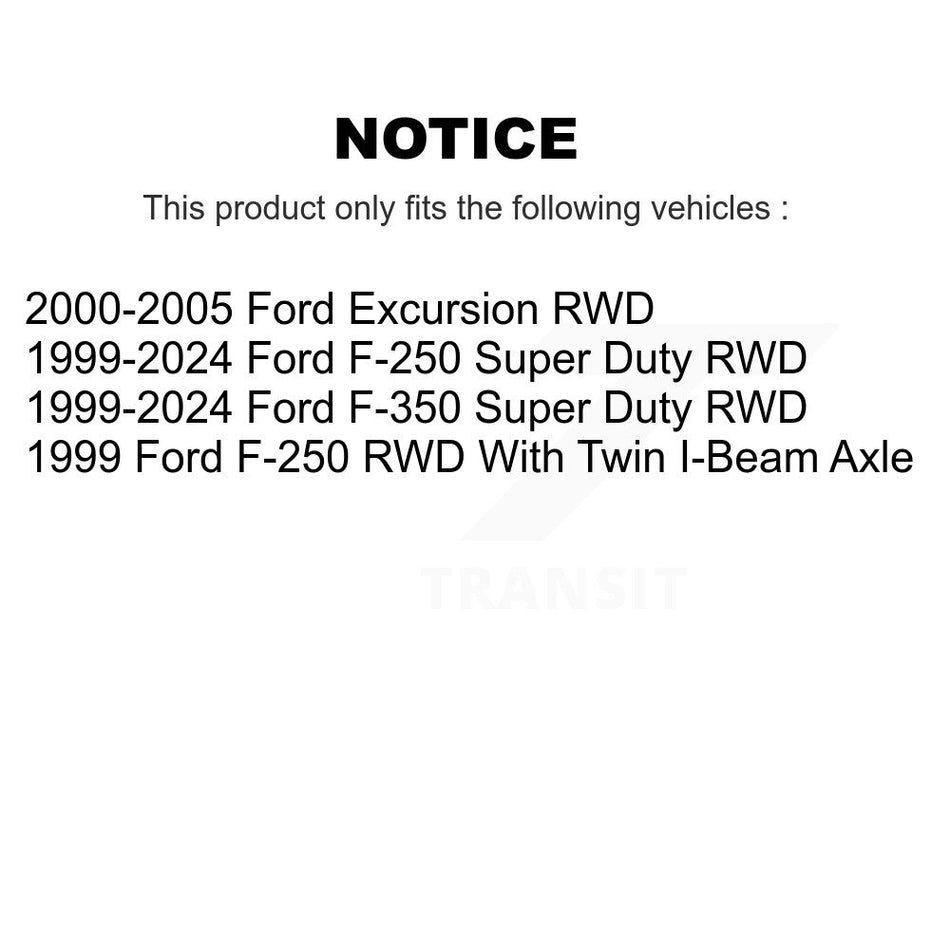 Front Suspension Ball Joints Pair For Ford F-250 Super Duty F-350 Excursion RWD KTR-101330