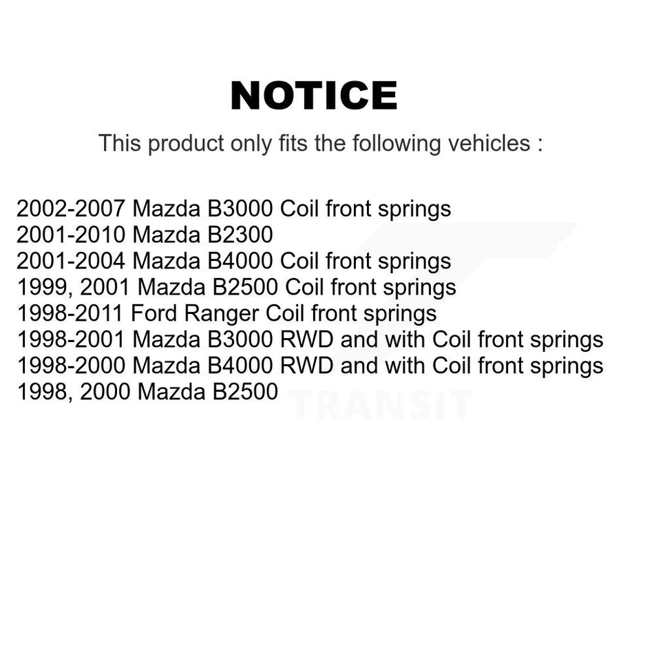 Front Suspension Ball Joints Pair For Ford Ranger Mazda B3000 B2500 B2300 B4000 KTR-101342