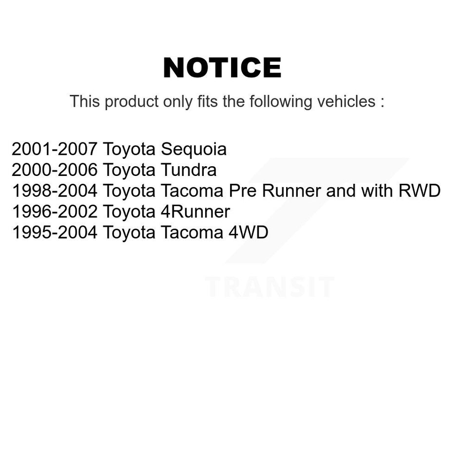 Front Suspension Ball Joints Pair For Toyota Tacoma Tundra 4Runner Sequoia KTR-101343