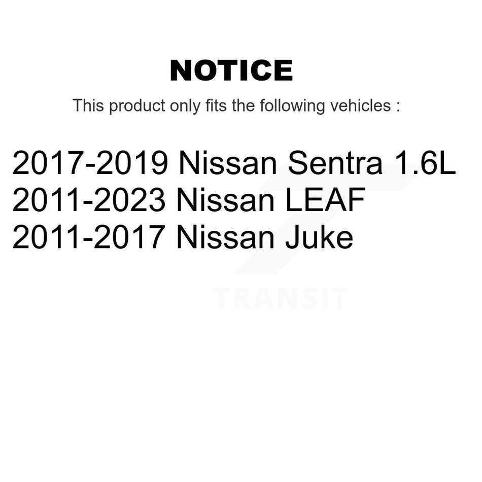 Front Suspension Control Arm And Ball Joint Assembly Kit For 2011-2017 Nissan Juke Leaf LEAF KTR-101428