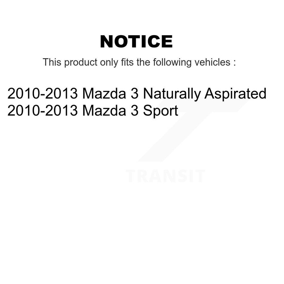 Front Suspension Control Arm And Ball Joint Assembly Kit For 2010-2013 Mazda 3 Sport KTR-101432