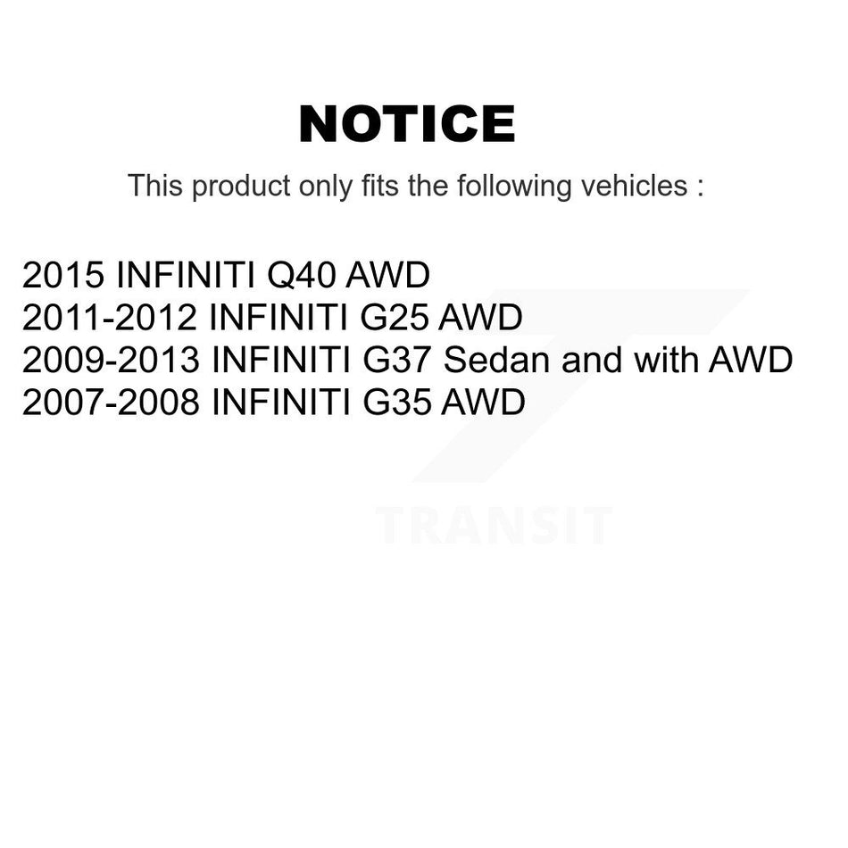 Front Suspension Control Arm And Ball Joint Assembly Kit For INFINITI G35 KTR-101469