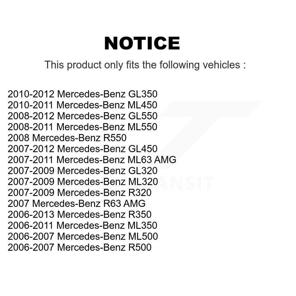 Front Suspension Control Arm And Ball Joint Assembly Kit For Mercedes-Benz ML350 GL450 GL550 ML500 ML320 ML550 GL320 GL350 ML450 KTR-101509