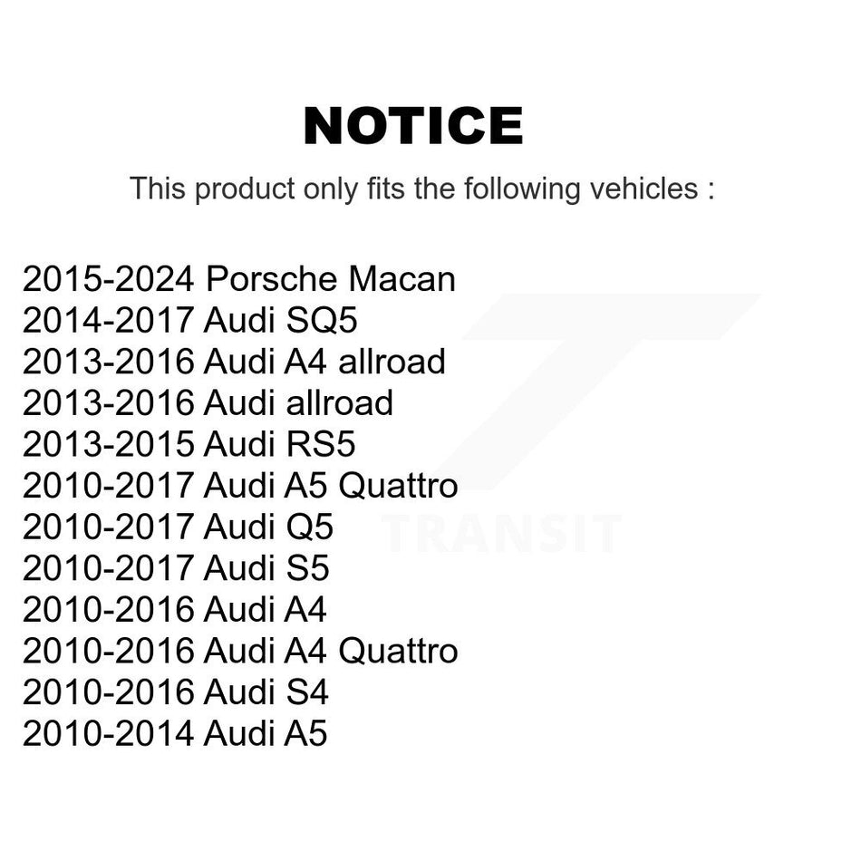 Front Suspension Control Arm And Ball Joint Assembly Kit For Audi Q5 A4 A5 Quattro S5 S4 allroad RS5 KTR-101566