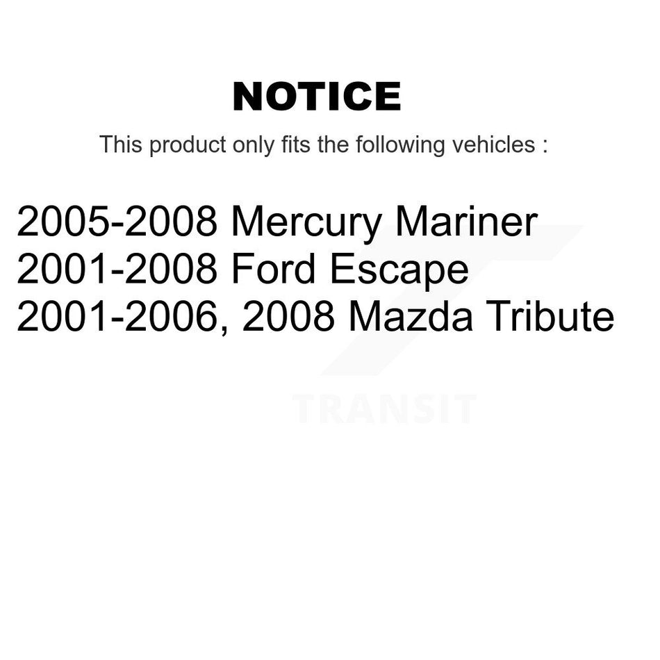 Rear Suspension Control Arm And Ball Joint Assembly Kit For Ford Escape Mazda Tribute Mercury Mariner KTR-101586