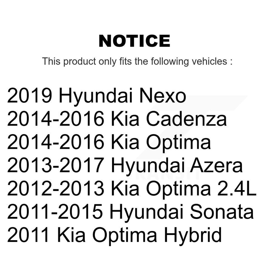 Rear Upper Forward Suspension Control Arm & Ball Joint Pair For Hyundai Sonata Kia Optima KTR-101593