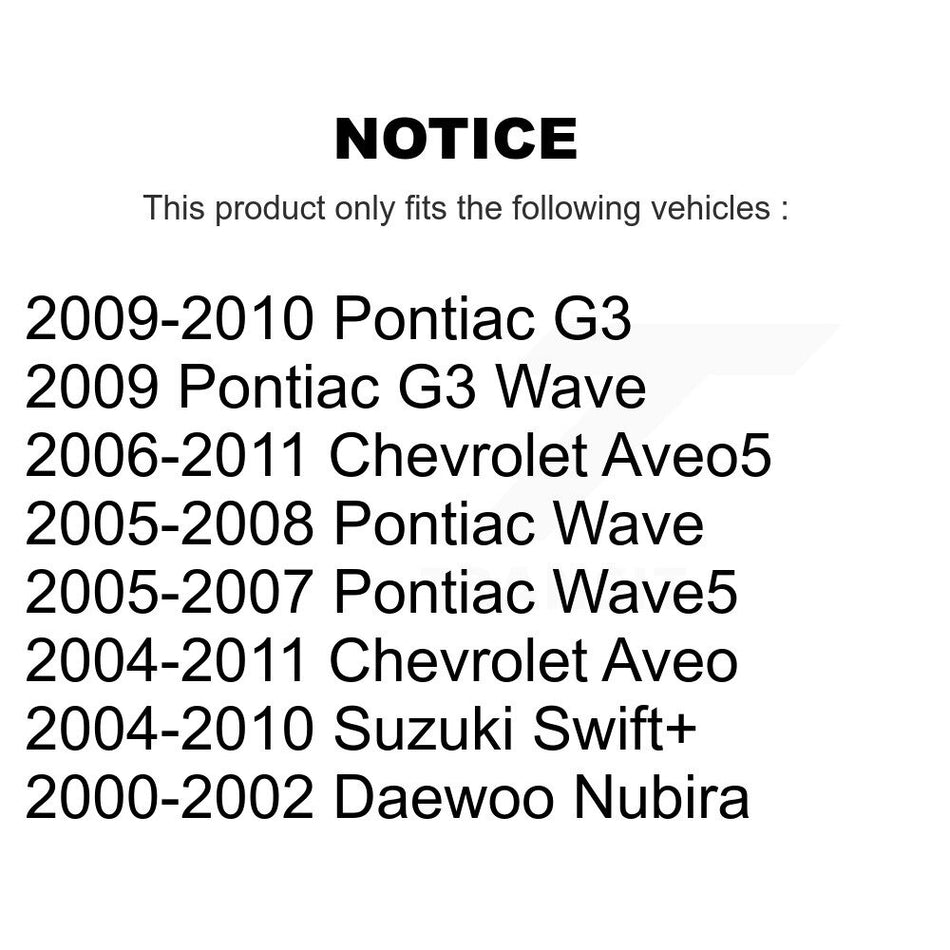 Front Suspension Bar Link Pair For Chevrolet Aveo Pontiac Aveo5 Wave G3 Suzuki Swift+ KTR-101596