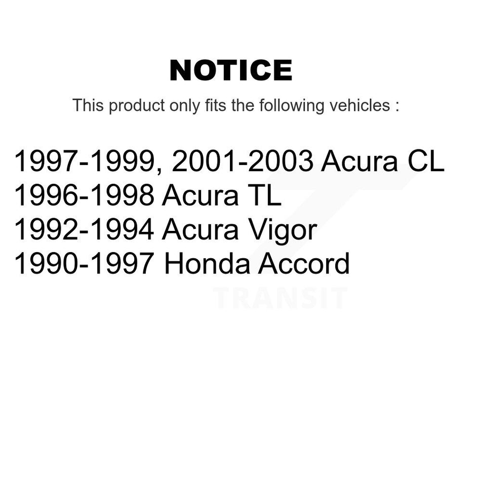 Rear Suspension Ball Joints Pair For Honda Accord Acura CL TL KTR-101645