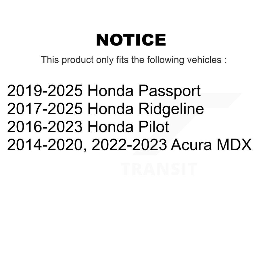 Front Suspension Stabilizer Bar Link Kit For Honda Pilot Acura MDX Ridgeline Passport KTR-101660