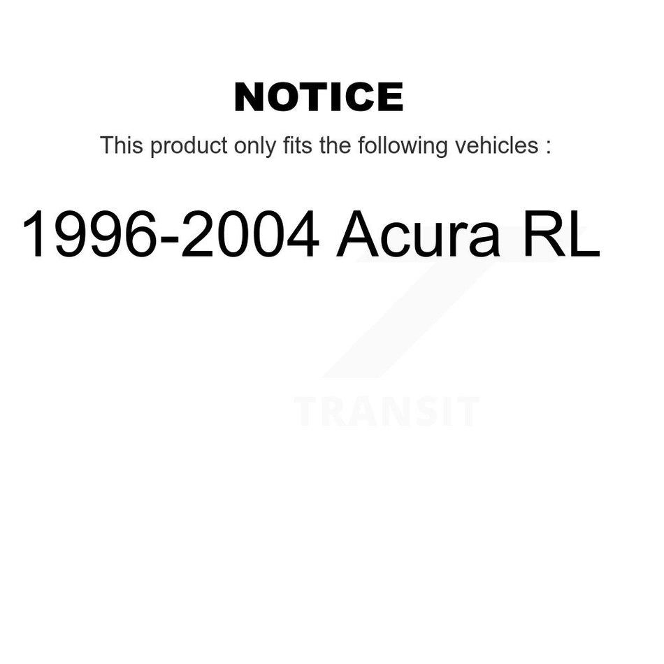 Front Lower & Upper Suspension Ball Joints Kit For 1996-2004 Acura RL KTR-101779
