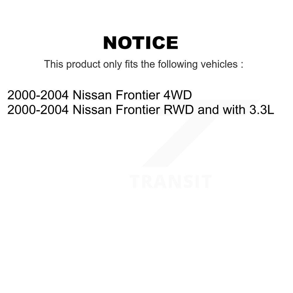 Front Rear Suspension Stabilizer Bar Link Kit For Nissan Frontier 5" Length KTR-102002