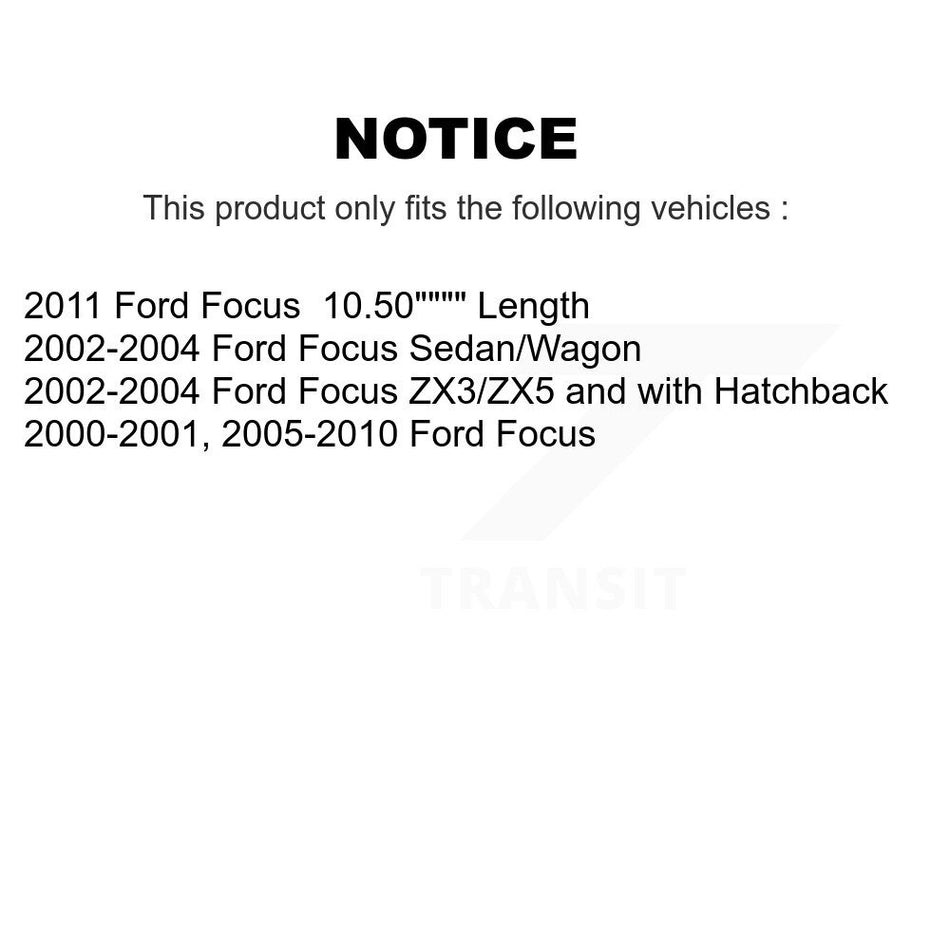 Front Rear Suspension Stabilizer Bar Link Kit For Ford Focus KTR-102130