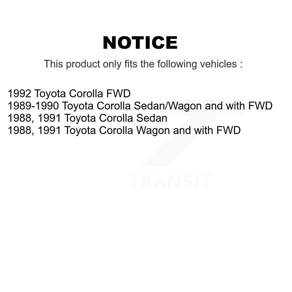 Front Rear Suspension Stabilizer Bar Link Kit For Toyota Corolla KTR-102139