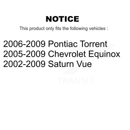 Rear Trailing Arm Bushing Pair For Chevrolet Equinox Pontiac Torrent Saturn Vue KTR-102282