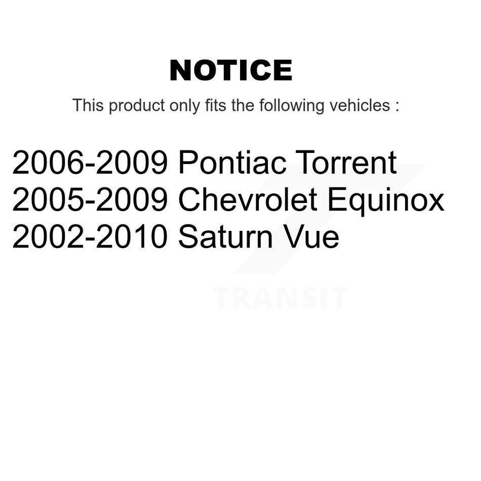 Front Suspension Ball Joint And Tie Rod End Kit For Saturn Vue Chevrolet Equinox Pontiac Torrent KTR-102345