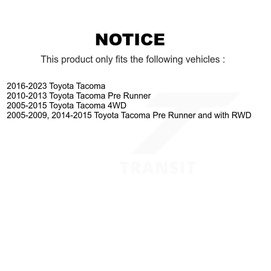 Front Suspension Ball Joint And Tie Rod End Kit For Toyota Tacoma KTR-102401