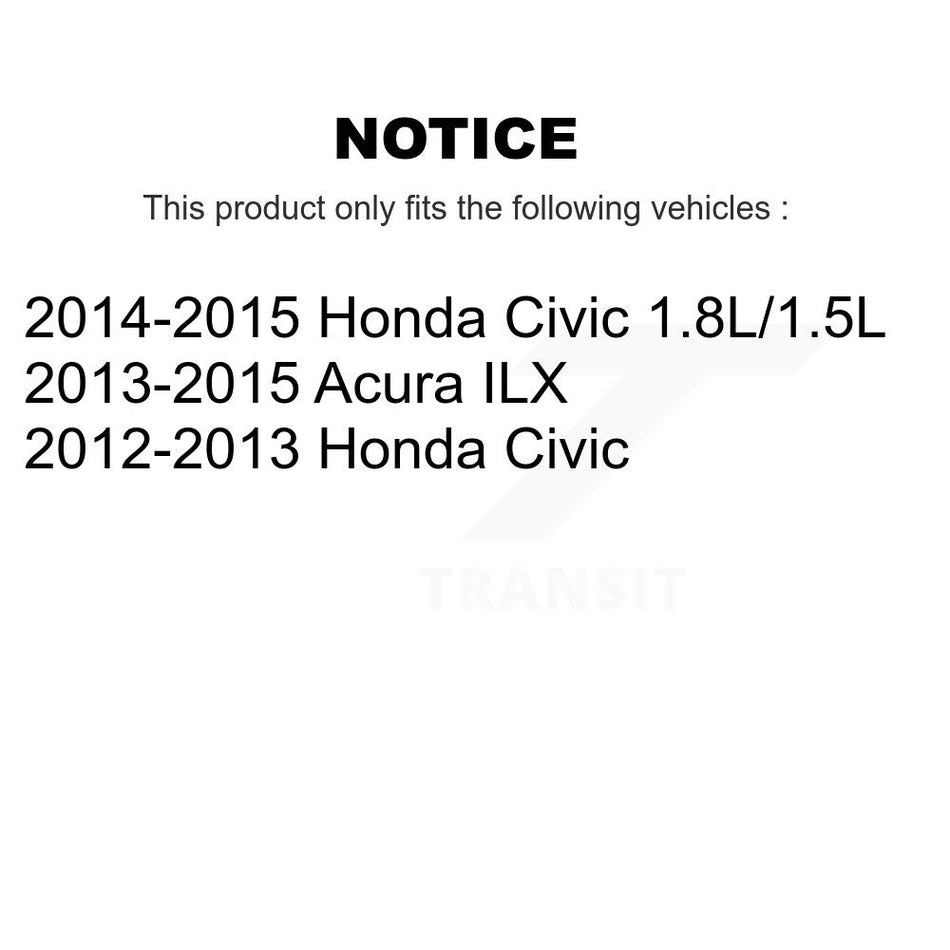 Front Suspension Ball Joint And Tie Rod End Kit For Honda Civic Acura ILX KTR-102476