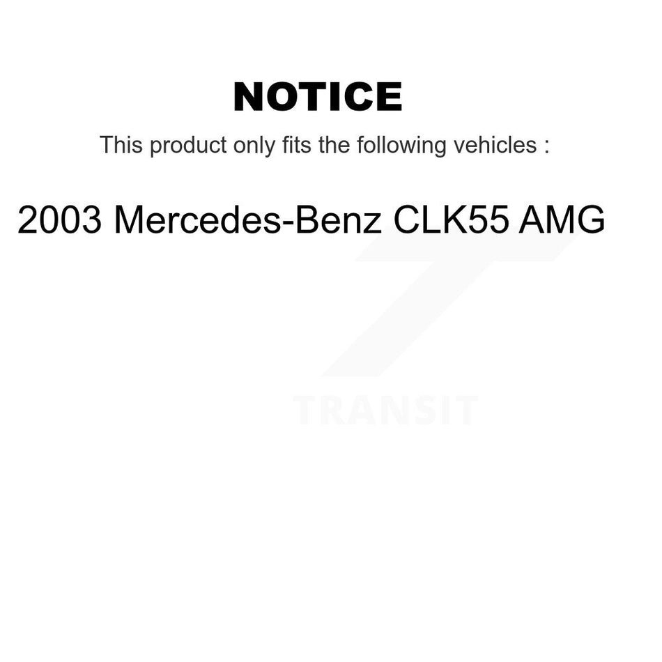 Front Suspension Ball Joint And Tie Rod End Kit For 2003-2003 Mercedes-Benz CLK320 CLK55 AMG KTR-102545